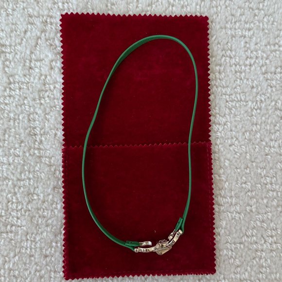 Ferragamo Green Gancini - Wraparound Bracelet - Picture 5 of 7